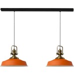 Bamyum Turuncu Asaletli Ikili Avize Eskitme Başlık Retro Sarkıt Lamba Mutfak Salon Kafe Avizeleri