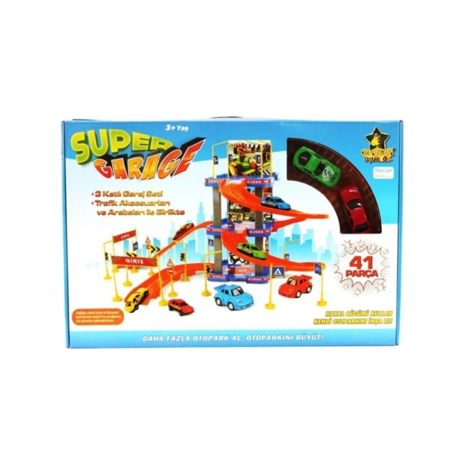 EC Shop Sanalmarketi Super Garage 3 Katlı Otopark Seti 2 Fiyatı