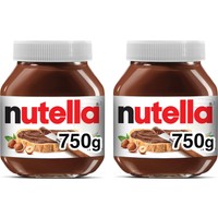Nutella 750 gr Kakaolu Fındık Kreması x 2 Adet