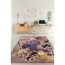 Homshtag Renkli Halı Modern Özel Tasarım Ofis Halısı Dijital Baskı Çok Renkli Home Office Halı
