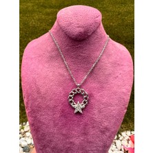 925 Gümüş Yıldız Çiçeği 925 Ayar Gümüş Kolye