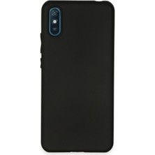 Aksefizz Xiaomi Redmi 9A Kılıf Güçlü Tutuş Hissiyatlı Pürüssüz Yüzey Mat Soft Kapak