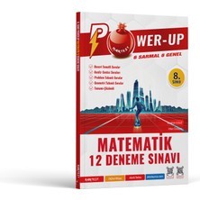 Nartest Yayınevi Power Up 12 Matematik Deneme Sınavı + Fen Bilimleri Tekrar Kartı (Ciltli)