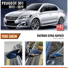 Oto Çizgi Citroen C-Elysee Yarasa Ayna Kapağı Batman Piano Black Parlak Siy