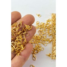 Hayalperest Boncuk Altın Sarısı Kolye ve Bileklik Papagan Klipsi 1000 Adet