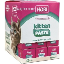 Hobi Kitten Paste Yavru Kediler Için Multivitamin Pastası 100GR x 12 Adet