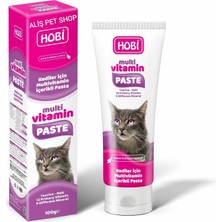 Hobi Multivitamin Paste Kediler Için Multivitamin Içerikli Pasta 100GR x 12 Adet