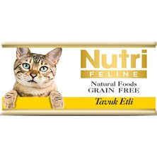 Nutri Feline Tavuk Etli 85GR Nutri Yaş Kedi Maması