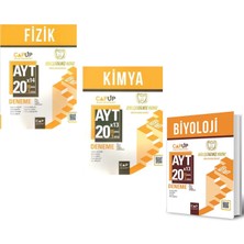 Çap Yayınları AYT Fizik Kimya ve Biyoloji Deneme Seti 3 Kitap