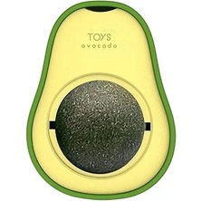 Markapet Avokado Şeklinde Catnipli Doğal Kedi Yalama Topu 6 cm