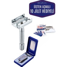 HomeCare BigRoc Üstten Açmalı Tıraş Makinesi 10 Jilet Hediyeli Set 713128