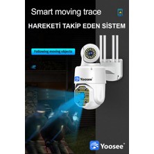 Yoosee Çift Lens Ptz Wifi Güvenlik Ip Kamera Hızlı Dome Açık Otomatik Izleme Gece Görüşlü