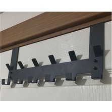 Risingmaber Metal Amerikan Kapı Arkası Vidalı Askılık Organizer Askılık ve Banyo Kapı Arkası Vidalı Askılık