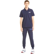 PUMA ESS POLO 586674-06 ERKEK Lacivert Tişört