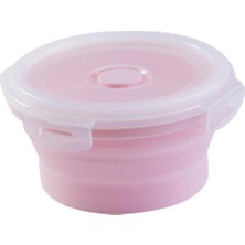 Encounter Tahıl Kapları ile Katlanabilir Kase XL 1200 ml. Pembe (Yurt Dışından)