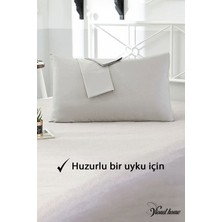 Vionel Home Pamuklu 2'li Yastık Kılıfı 50X70 cm Düz Gri