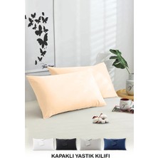 Vionel Home Pamuklu 2'li Yastık Kılıfı 50X70 cm Düz Bej