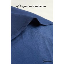 Vionel Home Pamuklu 2'li Yastık Kılıfı 50X70 cm Düz Gece Mavisi