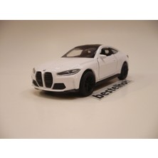 Welly Bmw M4 Beyaz Metal Çek Bırak Araba