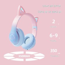 Miffy Gradyan Başlı Kablosuz Bluetooth Kulaklık (Yurt Dışından)