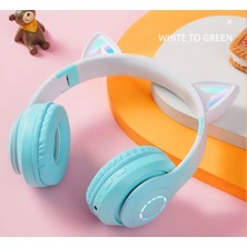 Miffy Gradyan Başlı Kablosuz Bluetooth Kulaklık (Yurt Dışından)