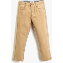 Koton Chino Pantolon Cepli Slim Fit Pamuklu