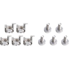 Yeajion M6X20MM Kafes Fındık ve Sunucu Rafları Için Vidalar Dolaplar - 5 Paket Raf Montajı (Yurt Dışından)