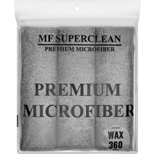 Superclean Mikrofiber Lüks Oto Temizlik Seti Uber Kurulama + Cam Bezi + 3'lü Cila Bezi