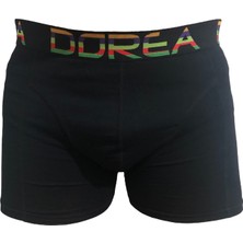 Dorea Erkek Siyah 3 Adet Boxer