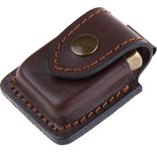 Ayı Kamp Zippo Çakmak Kılıfı (Deri)