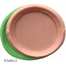 Butedo Çerçeve Modeli Silikon Şeker Hamuru Dekor, Sabun, Saksı ve Mum Kalıbı