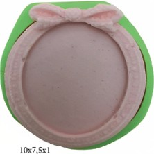 Butedo Çerçeve Modeli Silikon Şeker Hamuru Dekor, Sabun, Saksı ve Mum Kalıbı