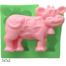 Butedo Hayvan Figürleri Silikon Şeker Hamuru Dekor, Sabun, Saksı ve Mum Kalıbı