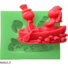 Butedo Özel Gün Figürleri Silikon Şeker Hamuru Dekor, Sabun, Saksı ve Mum Kalıbı