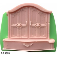 Butedo Eşya Figürleri Silikon Şeker Hamuru Dekor, Sabun, Saksı ve Mum Kalıbı