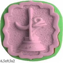 Butedo Eşya Figürleri Silikon Şeker Hamuru Dekor, Sabun, Saksı ve Mum Kalıbı