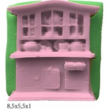 Butedo Eşya Figürleri Silikon Şeker Hamuru Dekor, Sabun, Saksı ve Mum Kalıbı