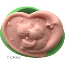 Butedo Hayvan Figürleri Silikon Şeker Hamuru Dekor, Sabun, Saksı ve Mum Kalıbı