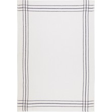 Waffle %100 Pamuk Mutfak Havlusu Ekru / Siyah 50x76