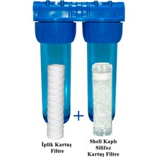 Watergold Kireç Kırıcılı Çamur Kir Pas Mil Süzücü Iplik Filtre 10" Inç