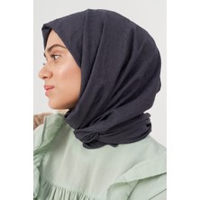 Madame Polo Bambu Kraş Şal - Füme