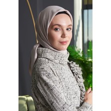 Madame Polo Medine Ipeği Eşarp - Taş