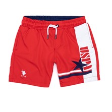U.S. Polo Assn. Erkek Çocuk Kırmızı Deniz Şortu 50252039-VR213