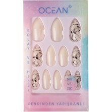 Ocean 793 - Tak ve Çık Kendinden Yapışkanlı Takma Tırna