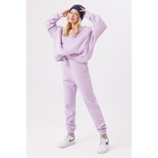 Gothamvibes Kadın Jogger Lila Eşofman Altı