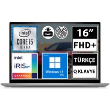 Dell Inspiron 16 5620 I56206005U07 I5-1235U 16GB 512SSD 16" Fullhd+ W11P Taşınabilir Bilgisayar