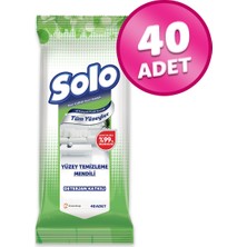 Solo Tüm Yüzeyler Islak Mendili 40 Yaprak