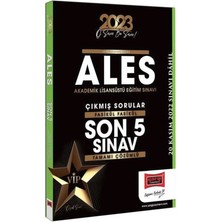 Yargı Yayınevi 2023 ALES Tamamı Çözümlü Fasikül Fasikül Son 5 Sınav Çıkmış Sorular