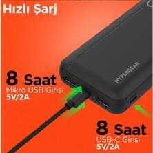 Hypergear 20000 Mah Dual USB Powerbank Beyaz