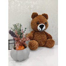 Pelin Pelet Amigurumi Kadife Ayıcık Kahve